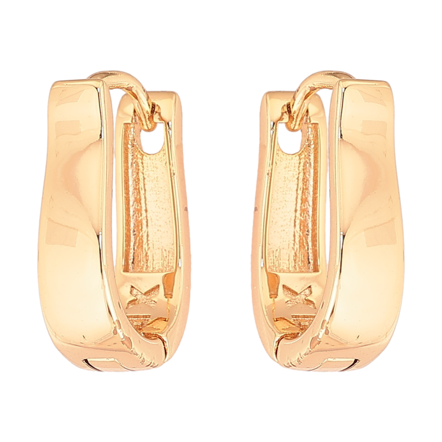 Серьги Xuping M&L Цвет 18K колечки Декоративные фото №1