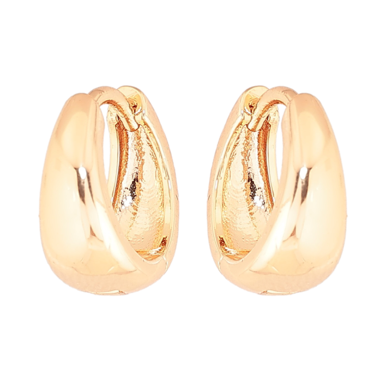 Серьги Xuping M&L Цвет 18K колечки Классика ø 15мм фото №1