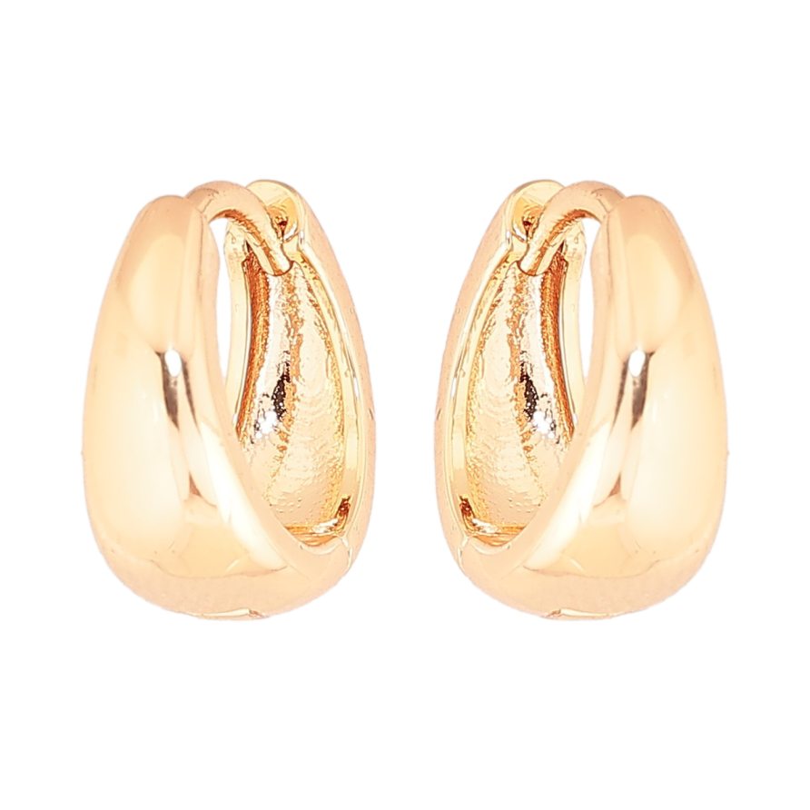 Серьги Xuping M&L Цвет 18K колечки Классика ø 15мм фото №1