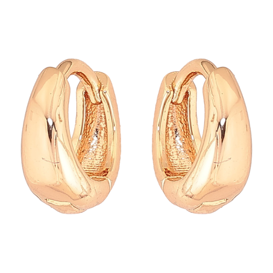 Серьги Xuping M&L Цвет 18K колечки Классика ø 11мм фото №1