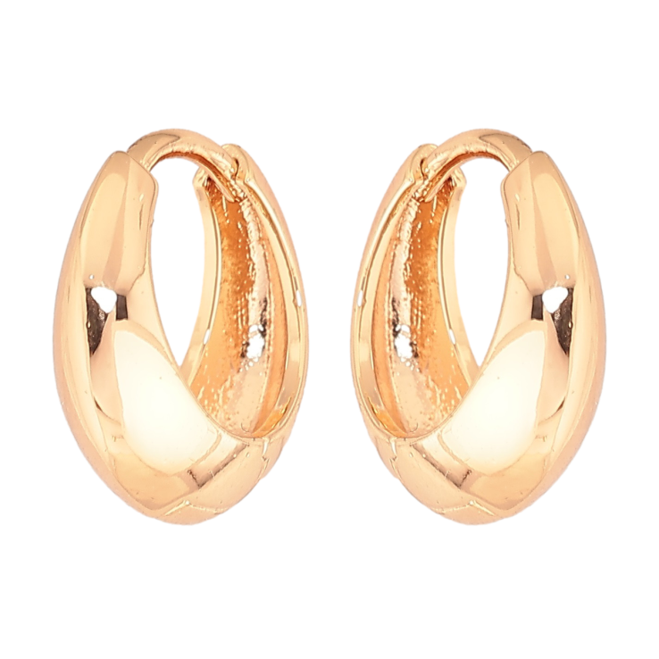 Серьги Xuping M&L Цвет 18K колечки Классика ø 16мм фото №12