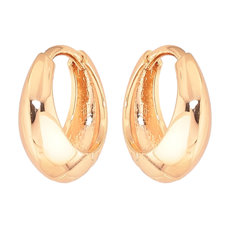 Серьги Xuping M&L Цвет 18K колечки Классика ø 16мм фото №1