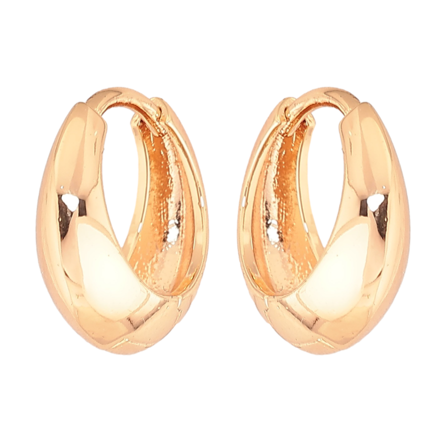 Серьги Xuping M&L Цвет 18K колечки Классика ø 16мм фото №1