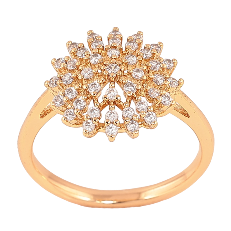 Каблучка Xuping Позолота 18K «Інкрустація кристалами» фото №21