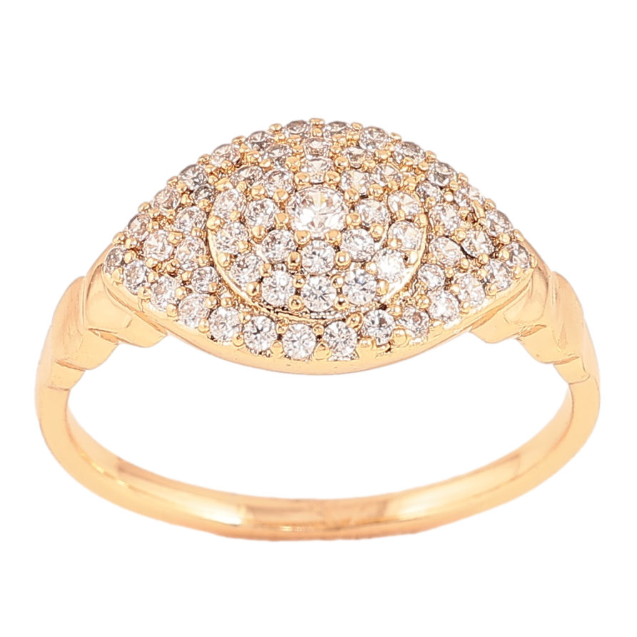 Каблучка Xuping Позолота 18K «Інкрустація кристалами» фото №1