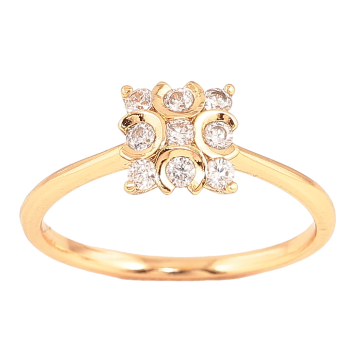 Каблучка Xuping Позолота 18K «Інкрустація кристалами» фото №10