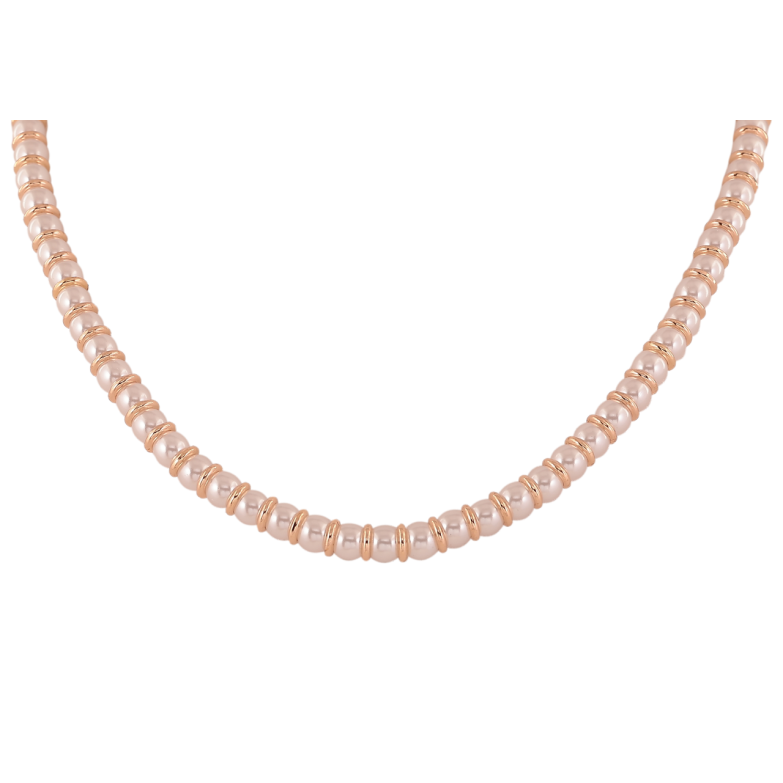 Кольє Xuping M&L Колір 18К «Перлинно-золотисті намистини» довжина 45-50см х 5мм фото №1