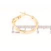 Серьги Xuping Позолота 18K кольца (конго) Декоративный узор ø 2см фото №2