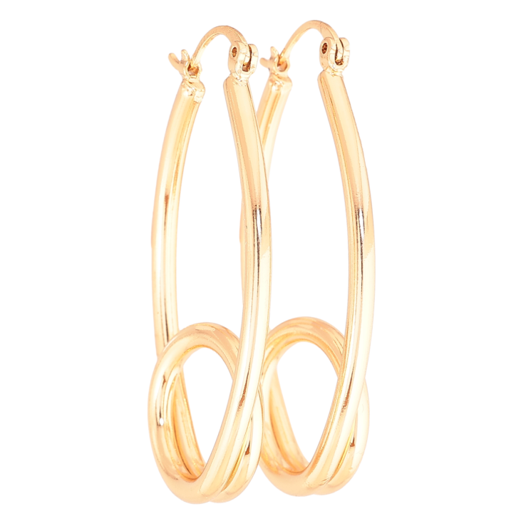 Сережки Xuping Позолота 18K замок-шпилька «Декоративний візерунок» фото №13 Сережки Xuping Позолота 18K замок-шпилька «Декоративний візерунок» фото №13