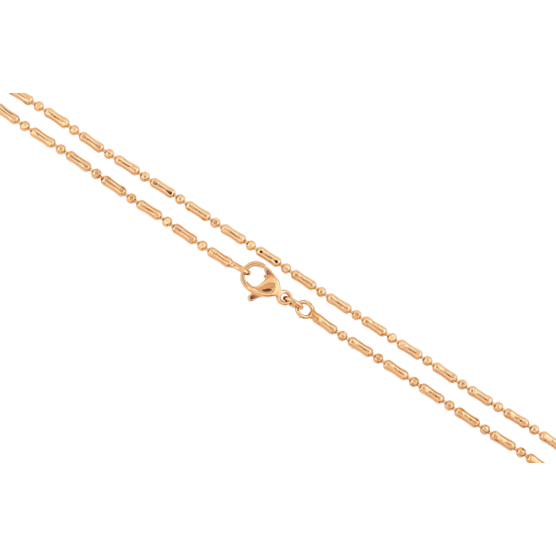 Цепочка Xuping Позолота 18K Плетение Перлина длинна 44см х 1,5мм фото №1