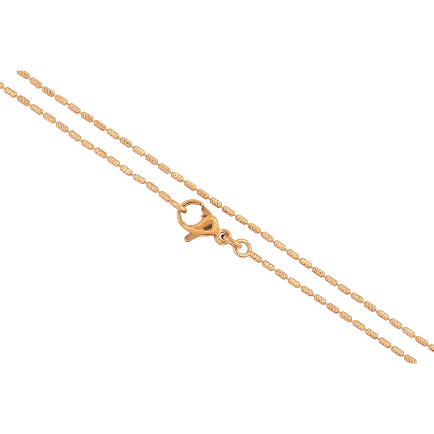 Ланцюжок Xuping Позолота 18K «Плетіння Перлина» довжина 49см х 1мм фото №1