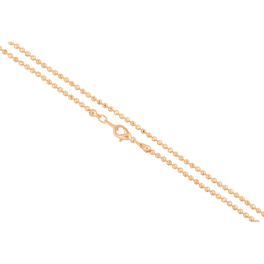 Цепочка Xuping M&L Цвет 18К Плетение Перлина длина 45см х 2мм фото №1