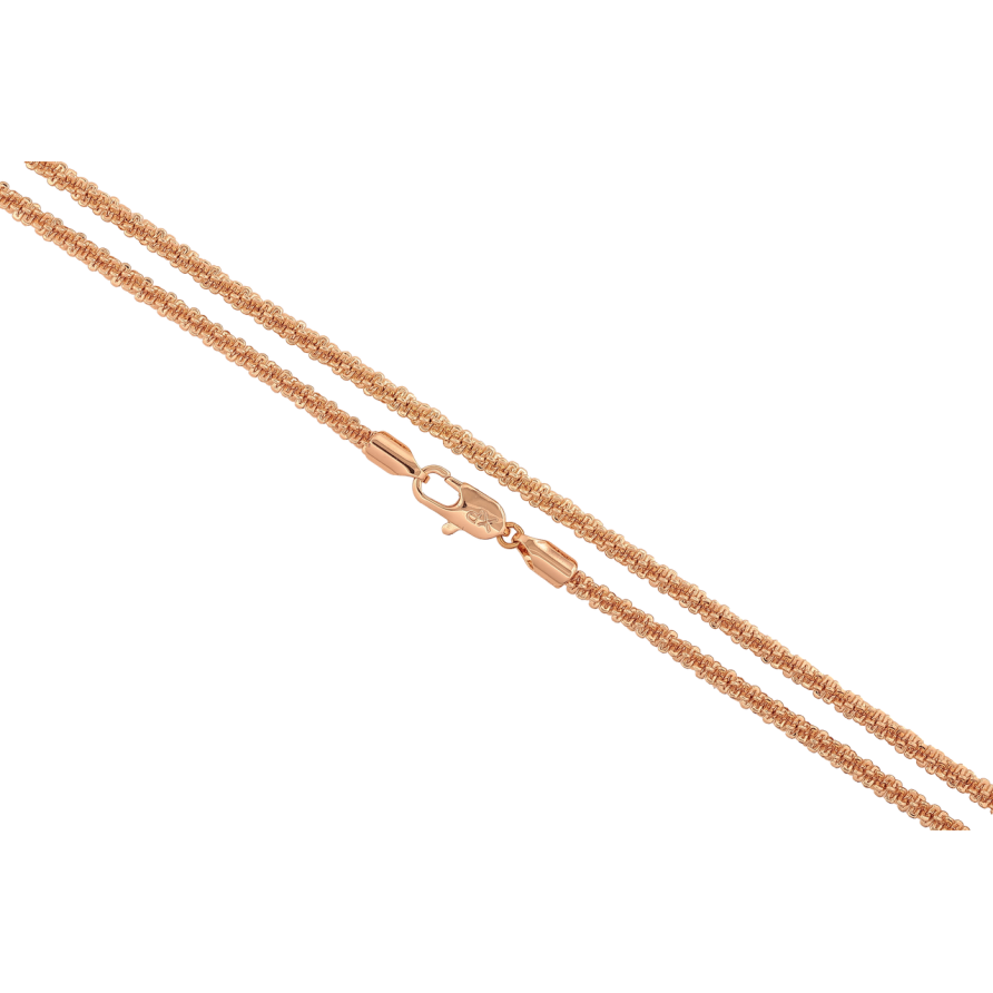 Ланцюжок Xuping M&L Колір 18К «Плетіння Кроча» довжина 45см х 3мм фото №1