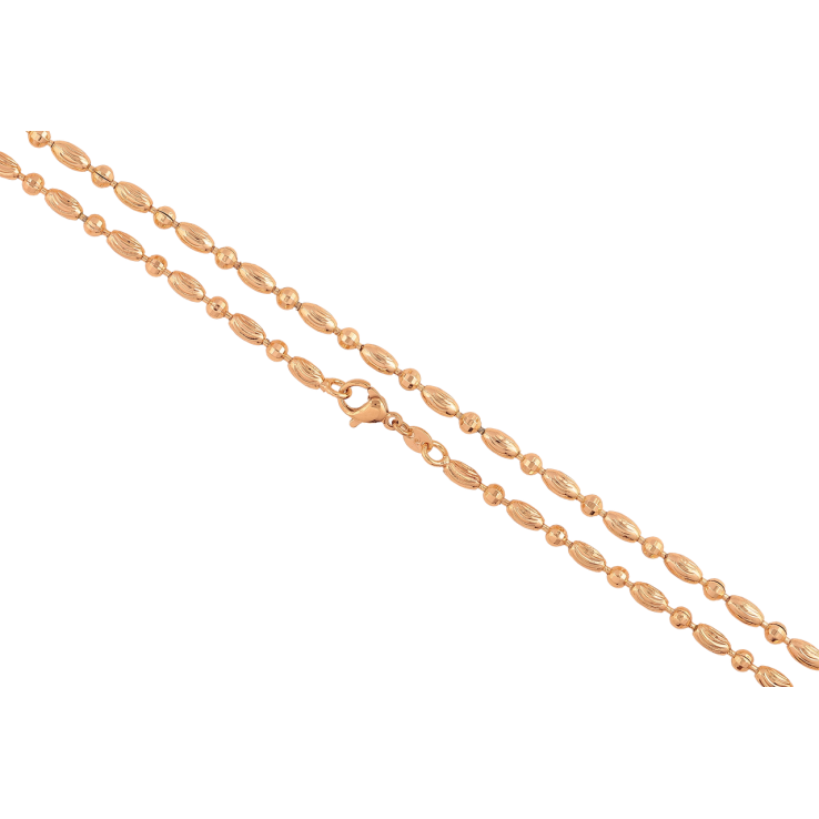 Цепочка Xuping M&L Цвет 18К Плетение Перлина длина 56см х 3мм фото №18 Цепочка Xuping M&L Цвет 18К Плетение Перлина длина 56см х 3мм фото №18