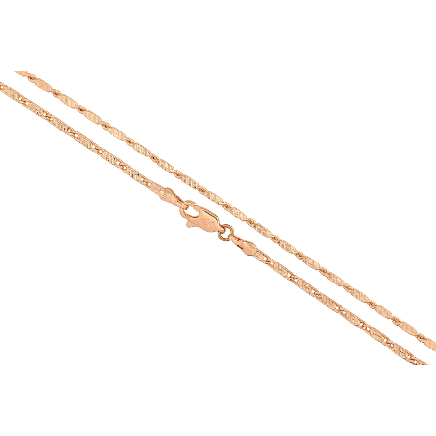 Цепочка Xuping M&L Цвет 18К Плетение Фантазийное длина 45см х 2мм фото №1