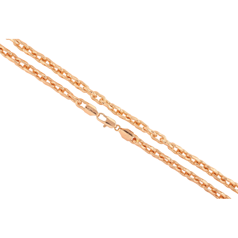 Ланцюжок Xuping M&L Колір 18К «Плетіння Якірне» довжина 50см х 6мм фото №1