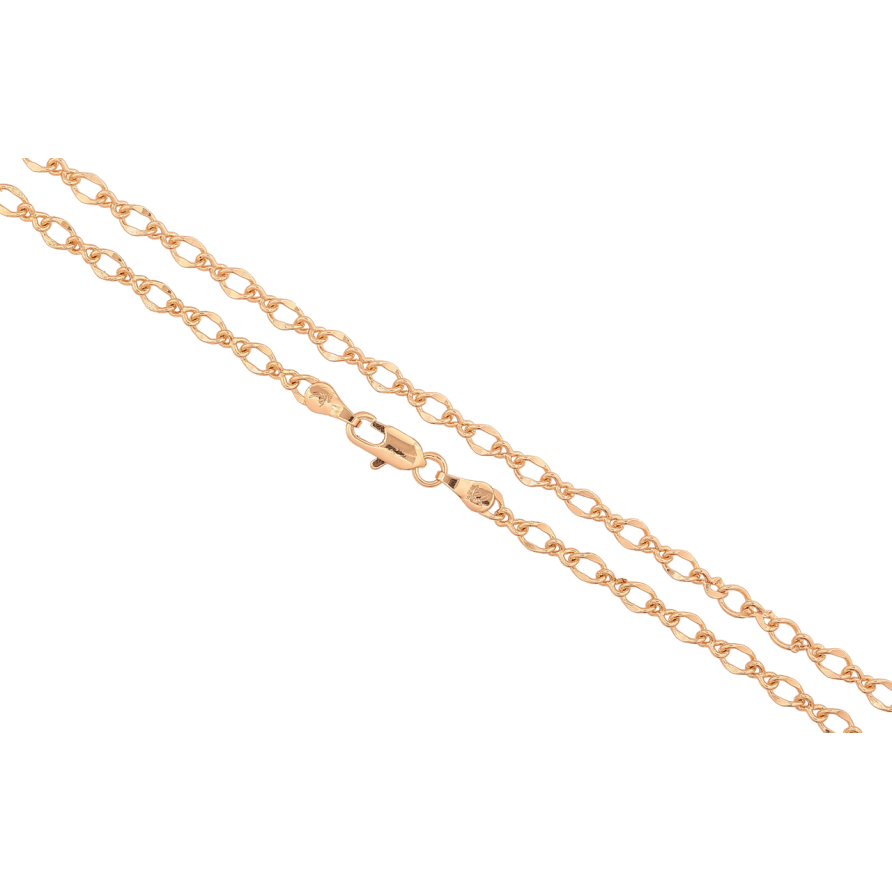 Цепочка Xuping M&L Цвет 18К Плетение Фантазийное длина 45см х 2-3,5мм фото №1