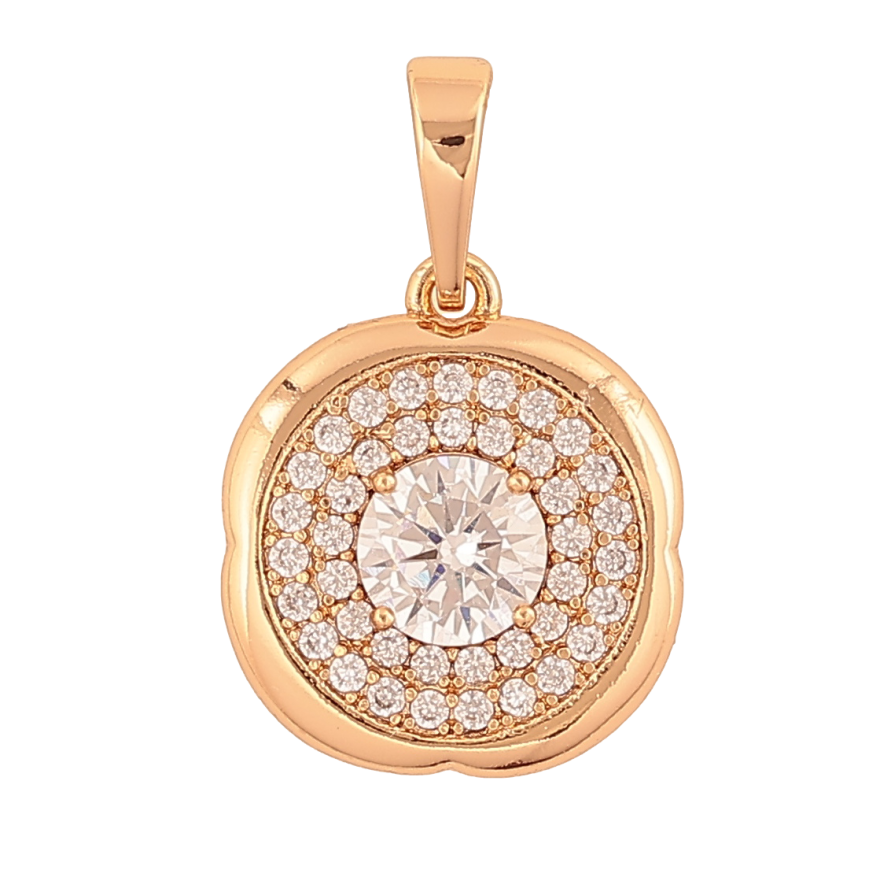 Кулон Xuping Позолота 18K «Інкрустація кристалами» для ланцюжка до 6мм фото №1