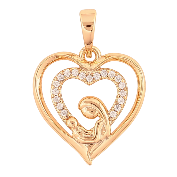 Кулон Xuping Позолота 18K «Любов матері» для ланцюжка до 6мм фото №5