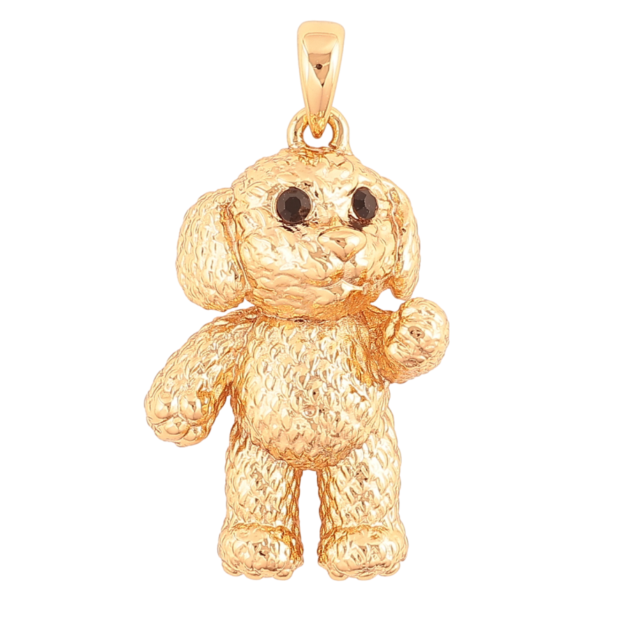 Кулон дитячий Xuping Позолота 18K «Собачка» для ланцюжка до 5мм фото №1