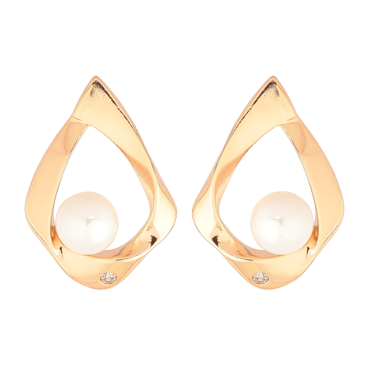 Сережки Xuping Позолота 18K пусети «Декоративні крапельки з перлинами» фото №19 Сережки Xuping Позолота 18K пусети «Декоративні крапельки з перлинами» фото №19