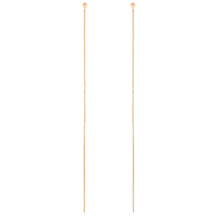 Серьги Xuping Позолота 18K пусеты Длинные подвески из цепочек фото №14