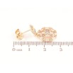 Серьги Xuping Позолота 18K пусеты Кристальные подвески фото №2 Серьги Xuping Позолота 18K пусеты Кристальные подвески фото №2