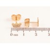 Серьги Xuping Позолота 18K пусеты Бабочки фото №2