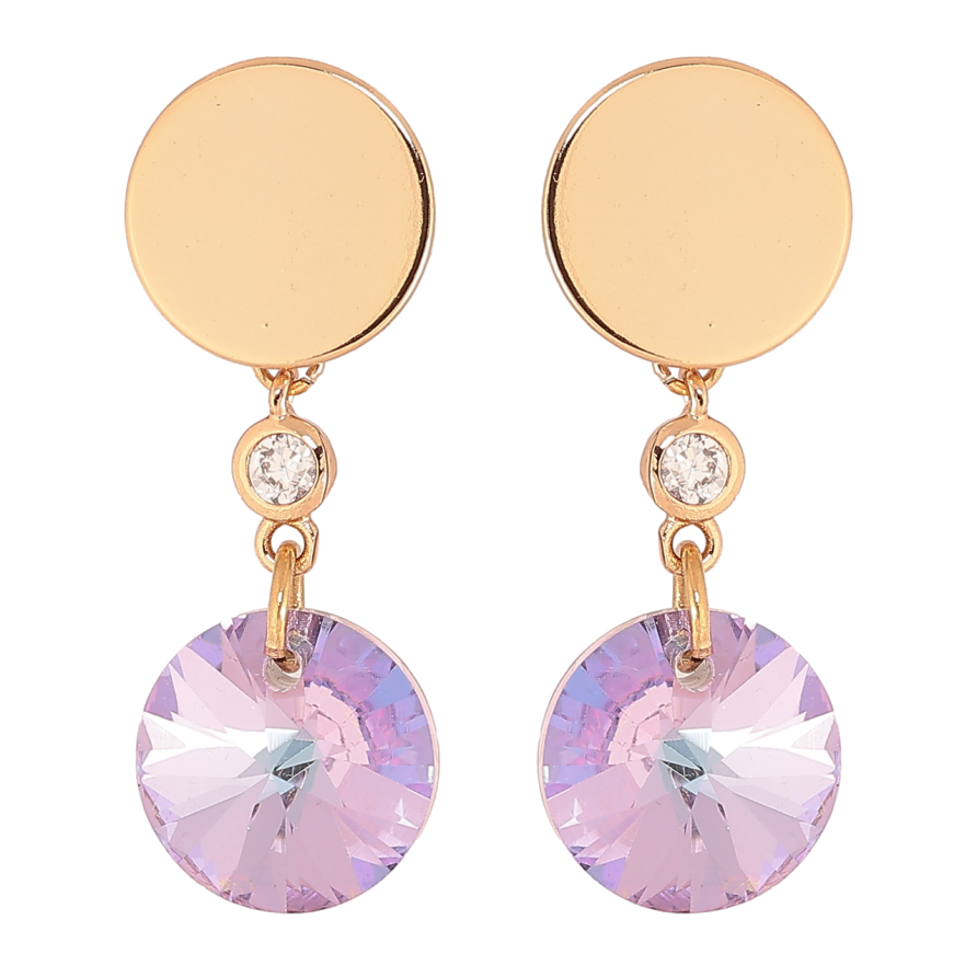 Сережки Xuping колір 18К з кристалами Swarovski пусети «Підвіски з кристалом Paradise Shine» фото №1