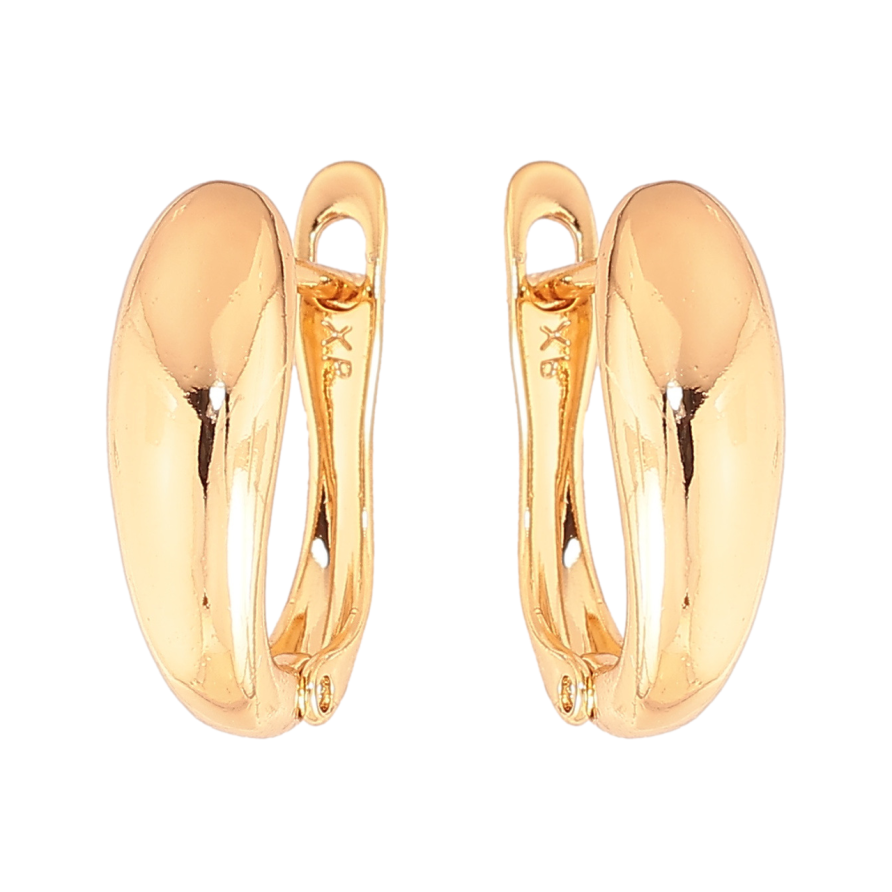 Серьги Xuping Позолота 18K английский замок Декоративные фото №1