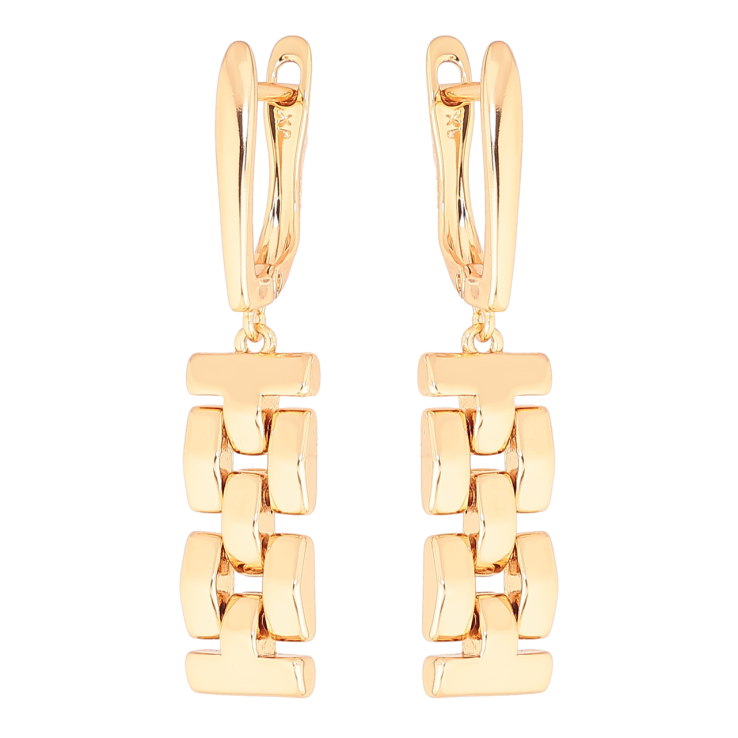 Серьги Xuping Позолота 18K английский замок Декоративные подвески фото №4