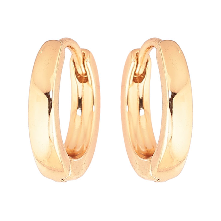 Серьги Xuping Позолота 18K колечки Классика, шир. 3мм ø 16мм фото №17