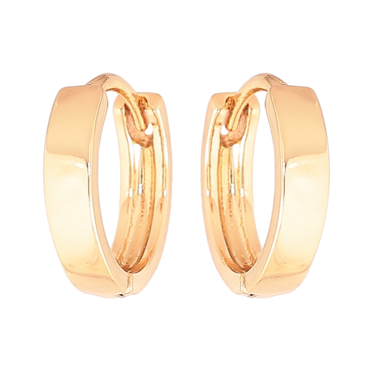 Серьги Xuping Позолота 18K колечки Классика, шир. 3мм ø 14мм фото №19 Серьги Xuping Позолота 18K колечки Классика, шир. 3мм ø 14мм фото №19