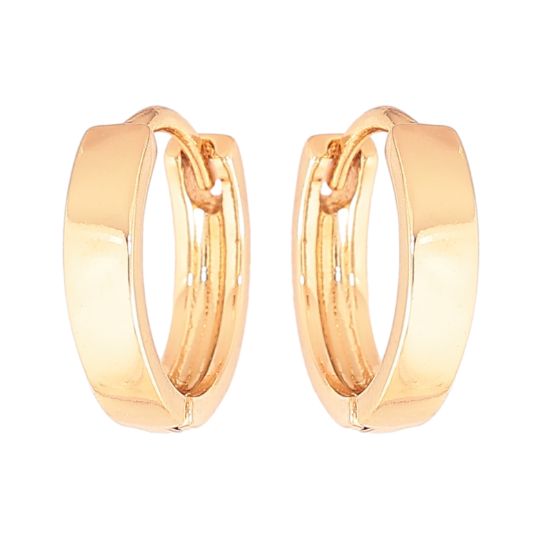 Серьги Xuping Позолота 18K колечки Классика, шир. 3мм ø 14мм фото №1