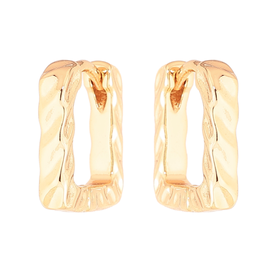 Серьги Xuping Позолота 18K колечки Декоративные фото №1