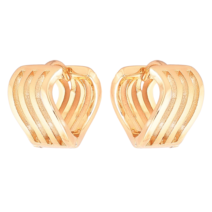 Серьги Xuping Позолота 18K колечки Декоративный узор с напылением фото №19