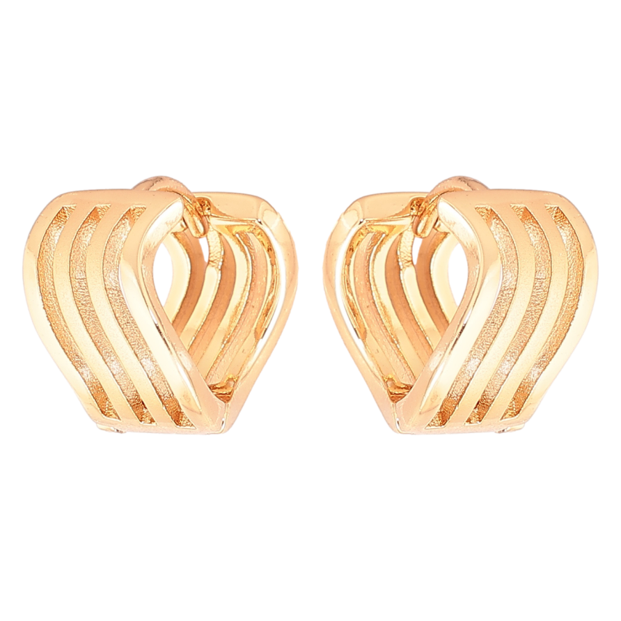 Серьги Xuping Позолота 18K колечки Декоративный узор с напылением фото №1 Серьги Xuping Позолота 18K колечки Декоративный узор с напылением фото №1