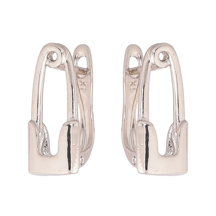 Серьги Xuping Родий английский замок Булавки фото №13