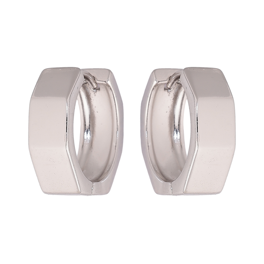 Сережки Xuping колір Родій колечка Фігурні фото №1