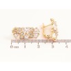Сережки Xuping колір Позолота 18K англійський замок Розсип кристалів фото №2