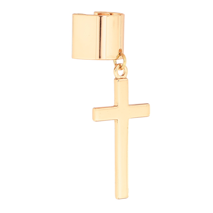 Сережки Xuping колір Позолота 18K моно-кафа Хрест (1шт) фото №25