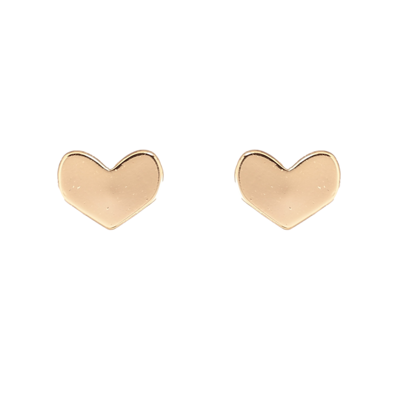 Сережки Xuping колір Позолота 14K пусети Сердечка фото №5