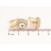 Серьги Xuping цвет Позолота 14K английский замок Инкрустация кристаллами фото №2