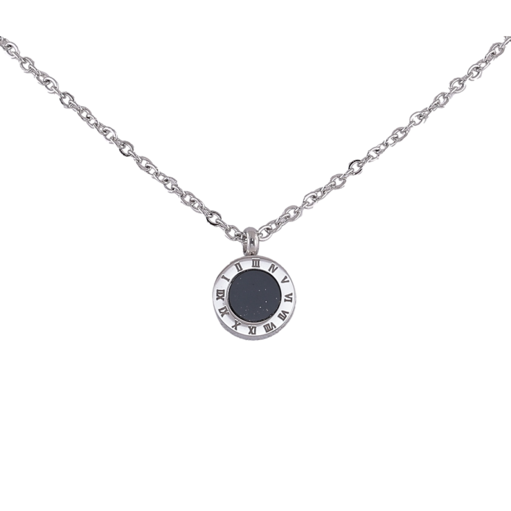 Підвіска на ланцюжку Xuping ТТМ Stainless Steel колір Родій Циферблат довжина 46-51см х 1.5мм фото №10