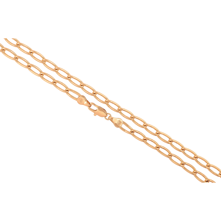 Ланцюжок Xuping колір Позолота 18K Плетіння Панцирне довжина 45см х 4мм фото №5