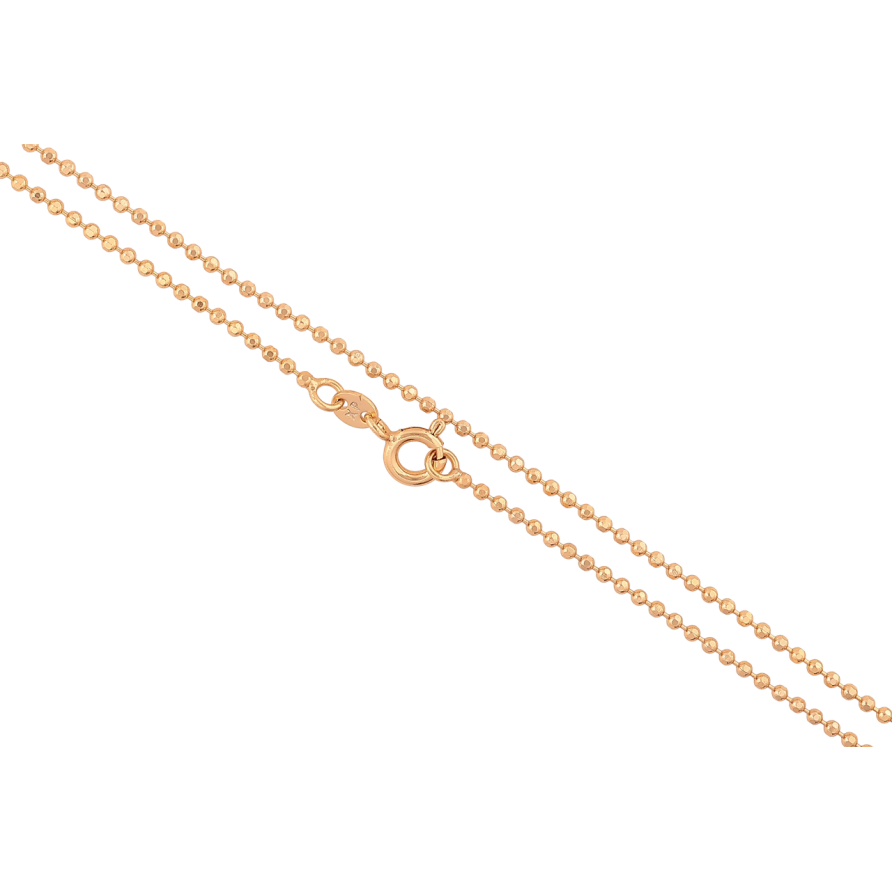 Ланцюжок Xuping колір Позолота 18K Плетіння Перлина довжина 45см х 1.5мм фото №1