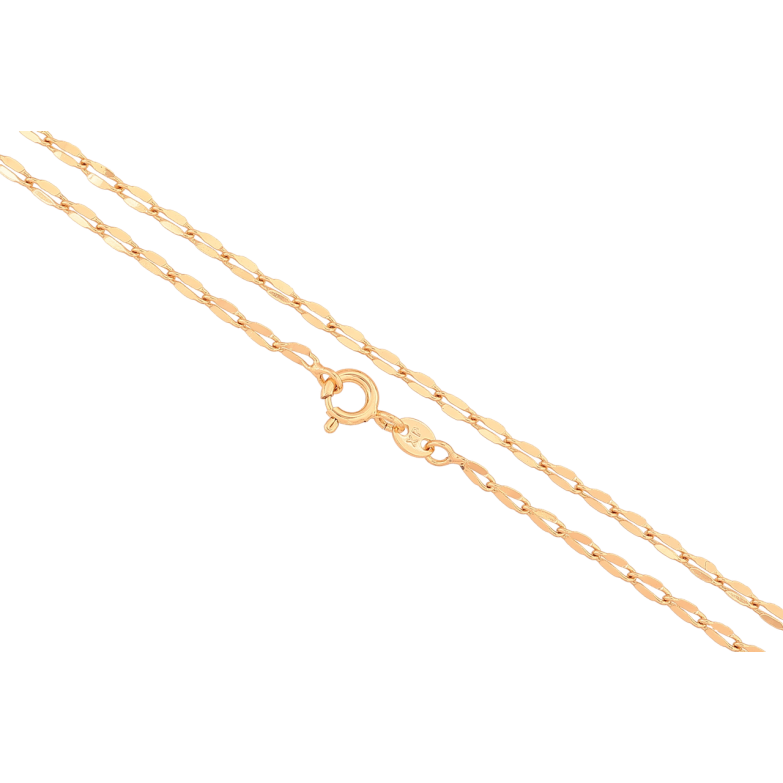 Цепочка Xuping цвет Позолота 18K Плетение Панцирное фантазийное длинна 45см х 2мм фото №1