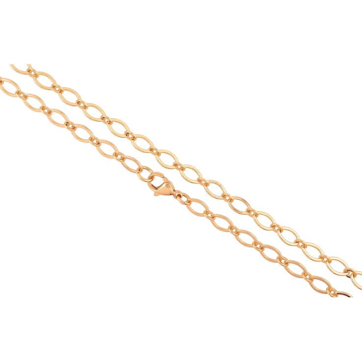 Ланцюжок Xuping колір Позолота 18K Плетіння Фантазійне довжина 45см х 5мм фото №3