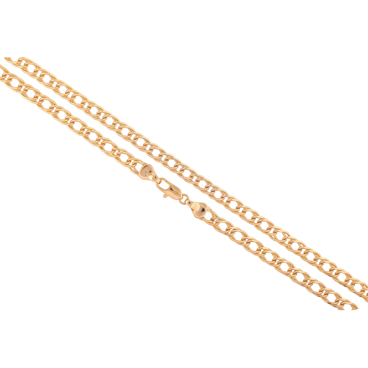 Ланцюжок Xuping колір Позолота 18K Плетіння Подвійний Ромб довжина 45см х 6мм фото №8