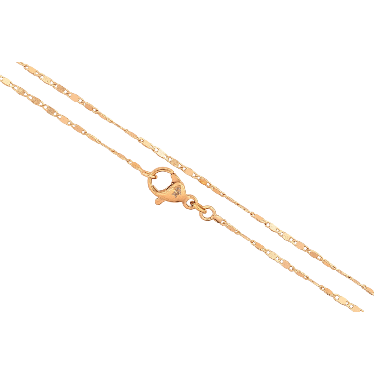 Ланцюжок Xuping колір Позолота 18K Плетіння Морський ланцюг перекручений довжина 45см х 1.5мм фото №18